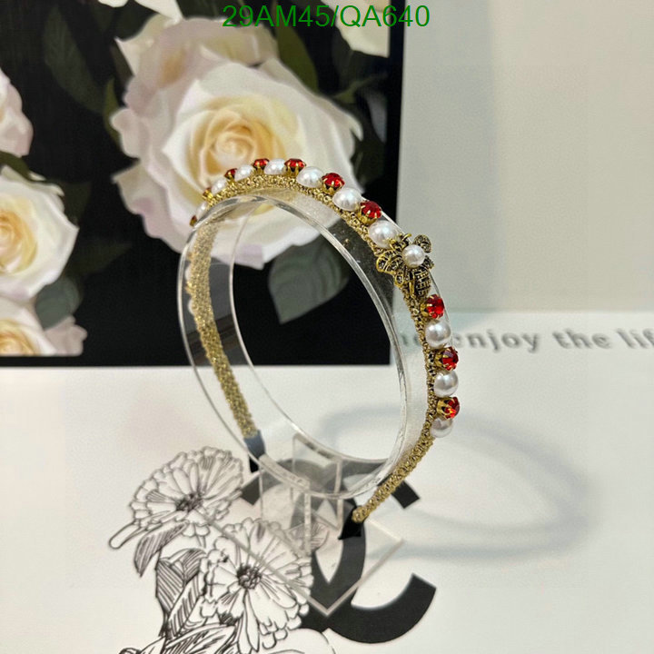 Gucci-Headband Code: QA640 $: 29USD