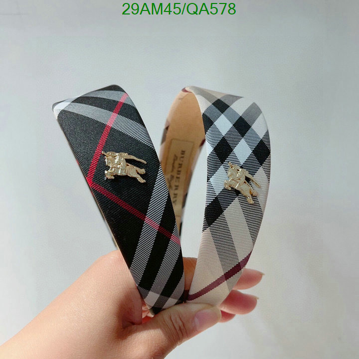 Burberry-Headband Code: QA578 $: 29USD