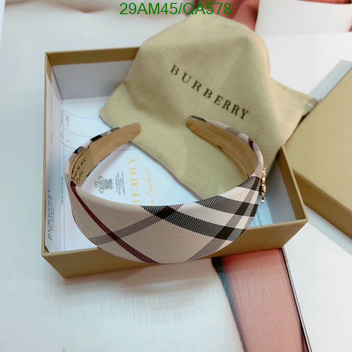 Burberry-Headband Code: QA578 $: 29USD