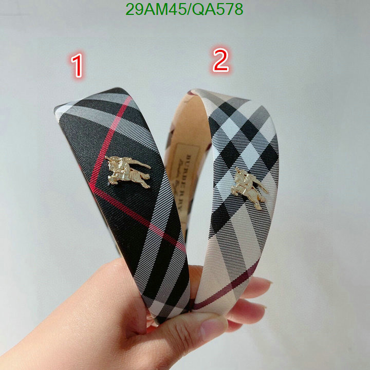 Burberry-Headband Code: QA578 $: 29USD