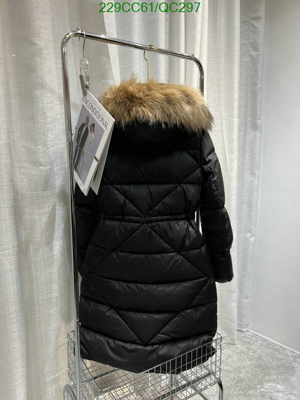 Moncler-Down jacket Women Code: QC297 $: 229USD