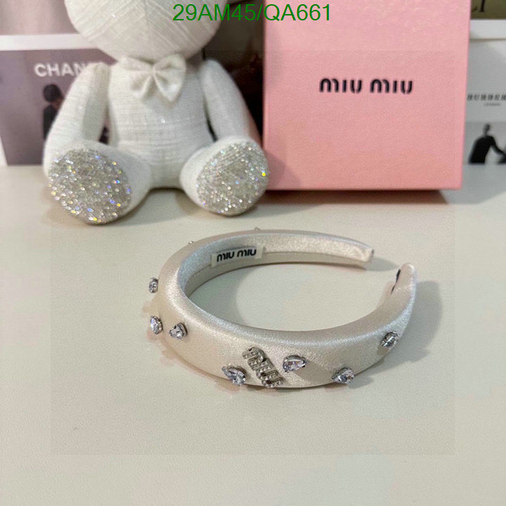 MIU MIU-Headband Code: QA661 $: 29USD