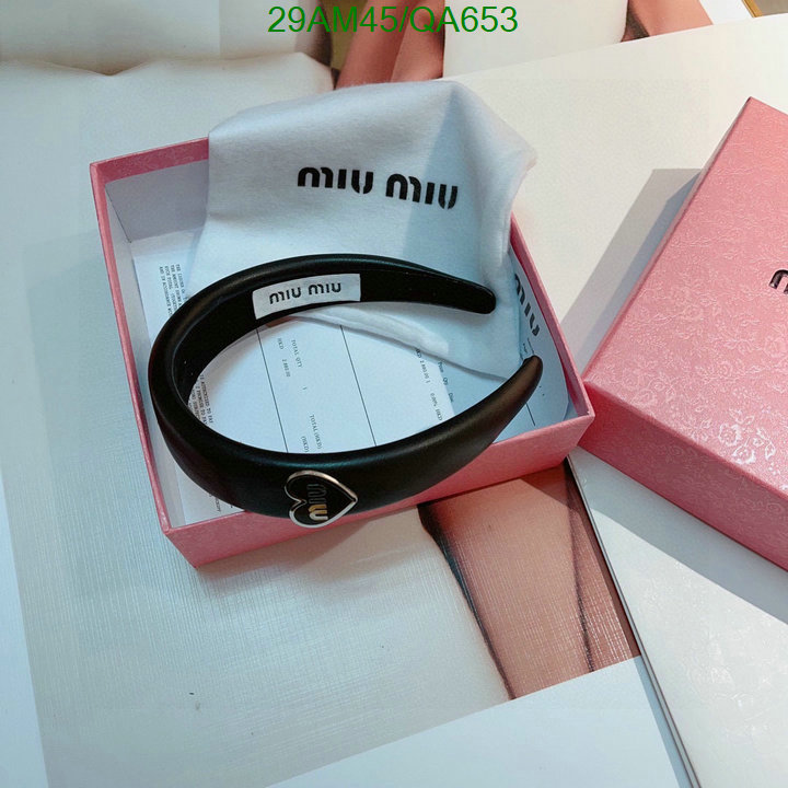 MIU MIU-Headband Code: QA653 $: 29USD