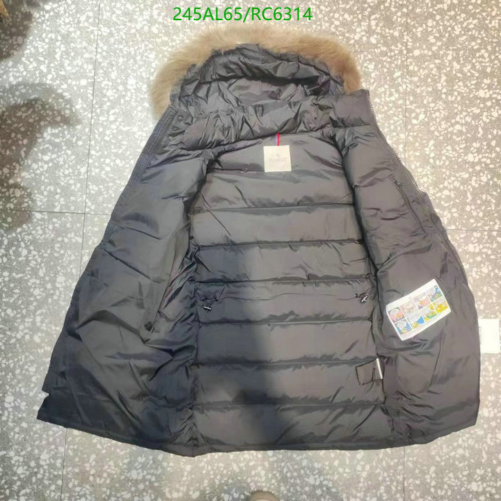 Moncler-Down jacket Men Code: RC6314 $: 245USD