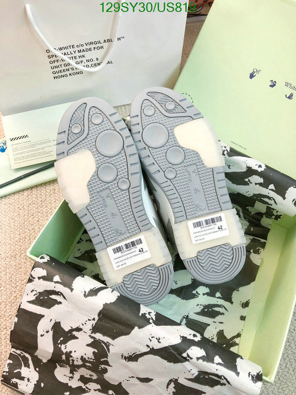 Off-White-Women Shoes Code: US819 $: 129USD