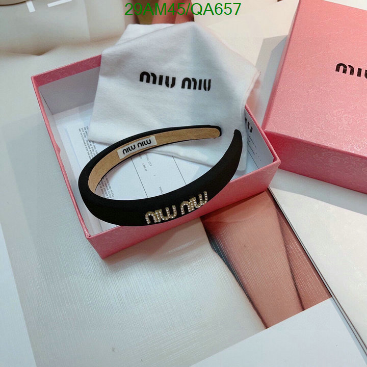 MIU MIU-Headband Code: QA657 $: 29USD