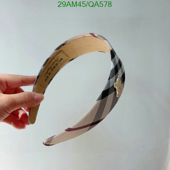 Burberry-Headband Code: QA578 $: 29USD