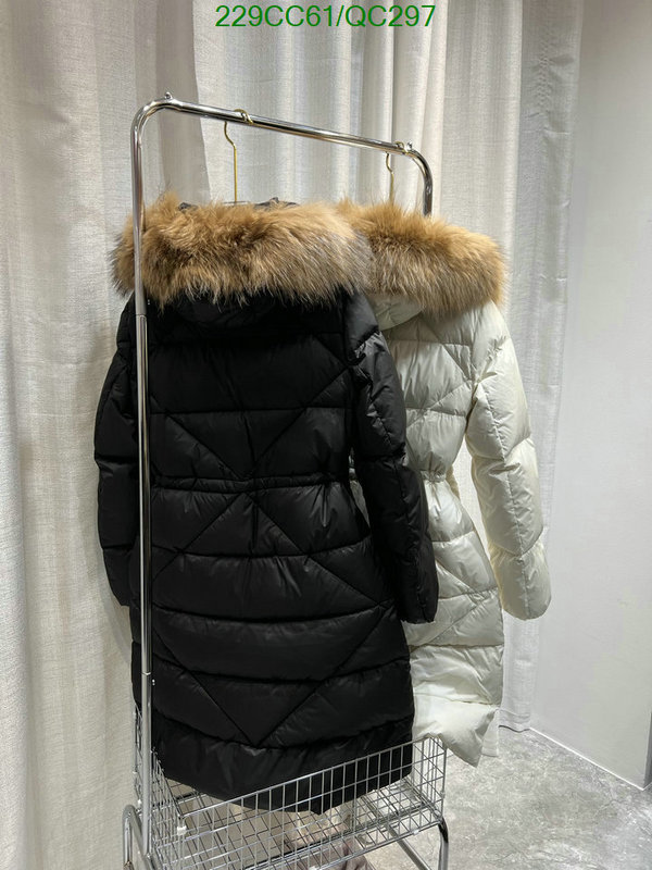 Moncler-Down jacket Women Code: QC297 $: 229USD