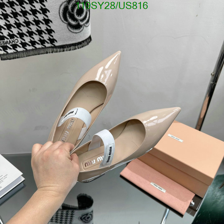 Miu Miu-Women Shoes Code: US816 $: 119USD