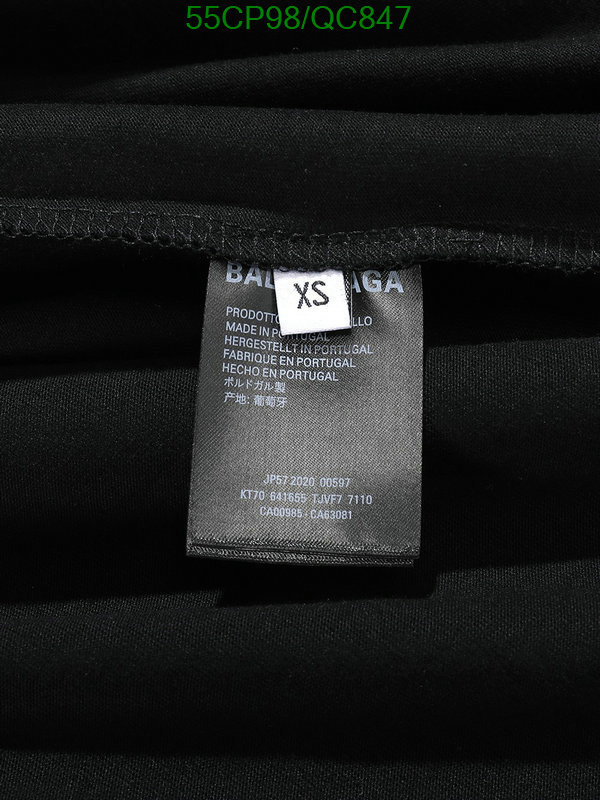 Balenciaga-Clothing Code: QC847 $: 55USD