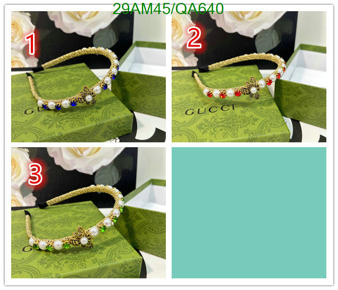 Gucci-Headband Code: QA640 $: 29USD