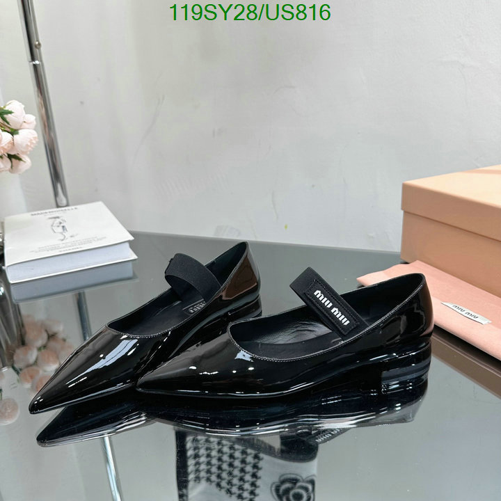 Miu Miu-Women Shoes Code: US816 $: 119USD