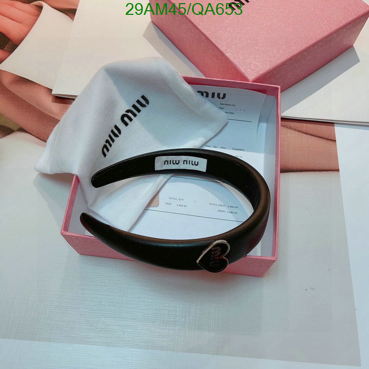 MIU MIU-Headband Code: QA653 $: 29USD