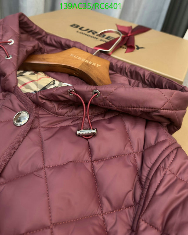 Burberry-Down jacket Women Code: RC6401 $: 139USD