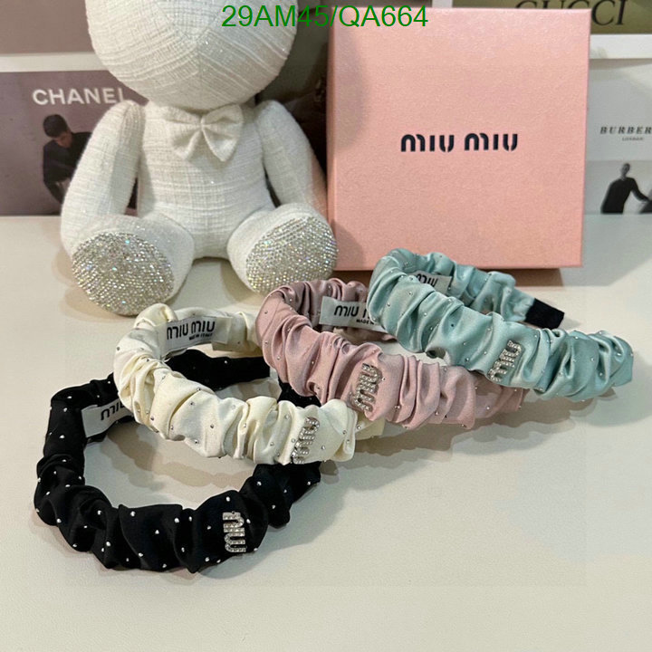 MIU MIU-Headband Code: QA664 $: 29USD