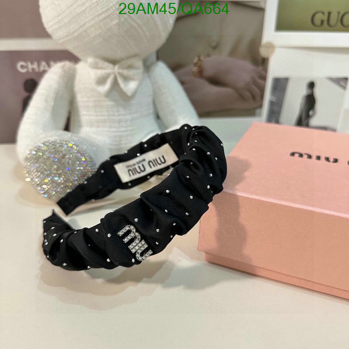 MIU MIU-Headband Code: QA664 $: 29USD