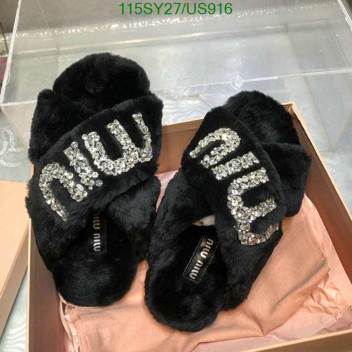 Miu Miu-Women Shoes Code: US916 $: 115USD