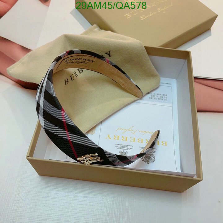 Burberry-Headband Code: QA578 $: 29USD