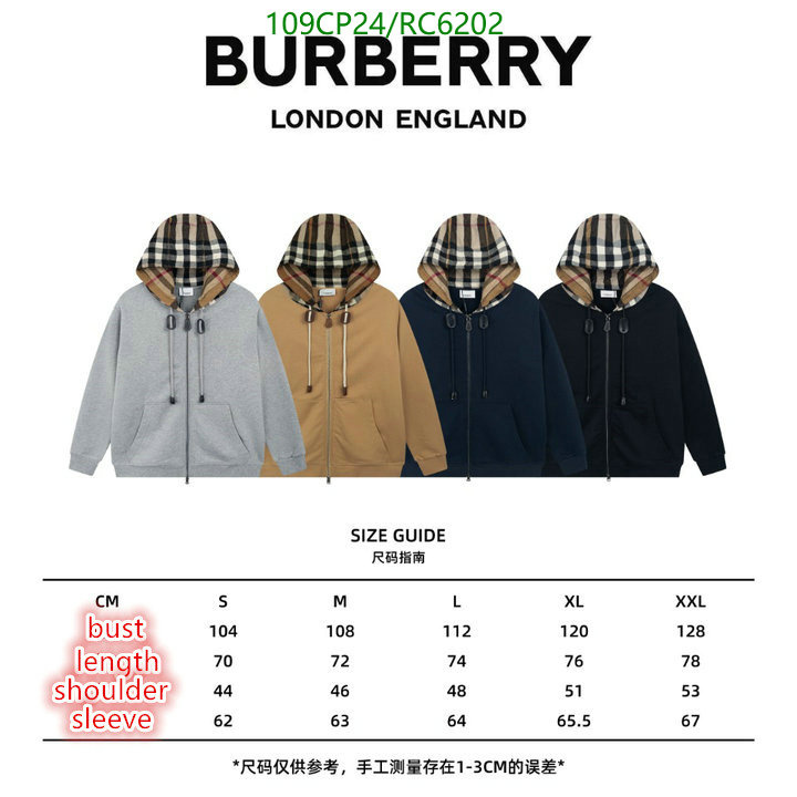 Burberry-Clothing Code: RC6202 $: 109USD