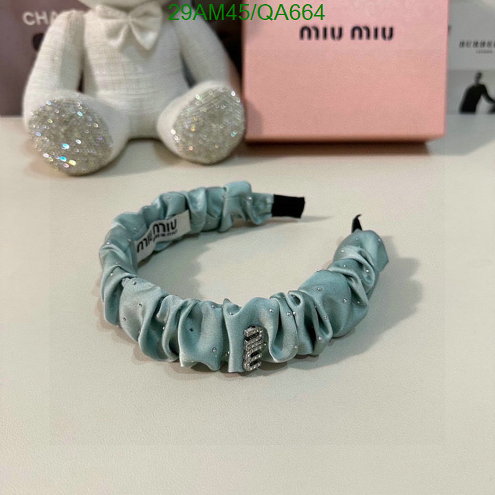 MIU MIU-Headband Code: QA664 $: 29USD