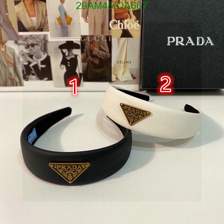 Prada-Headband Code: QA667 $: 29USD