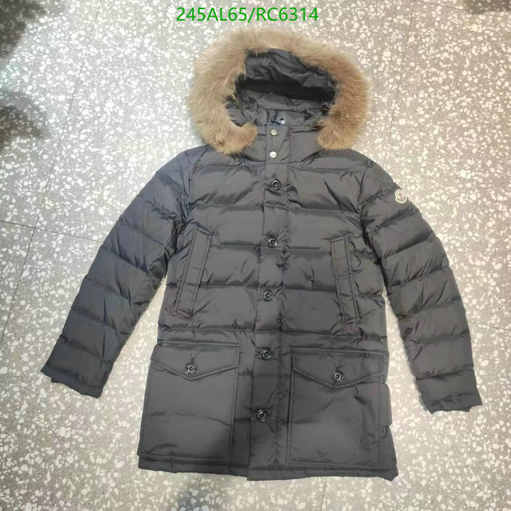 Moncler-Down jacket Men Code: RC6314 $: 245USD