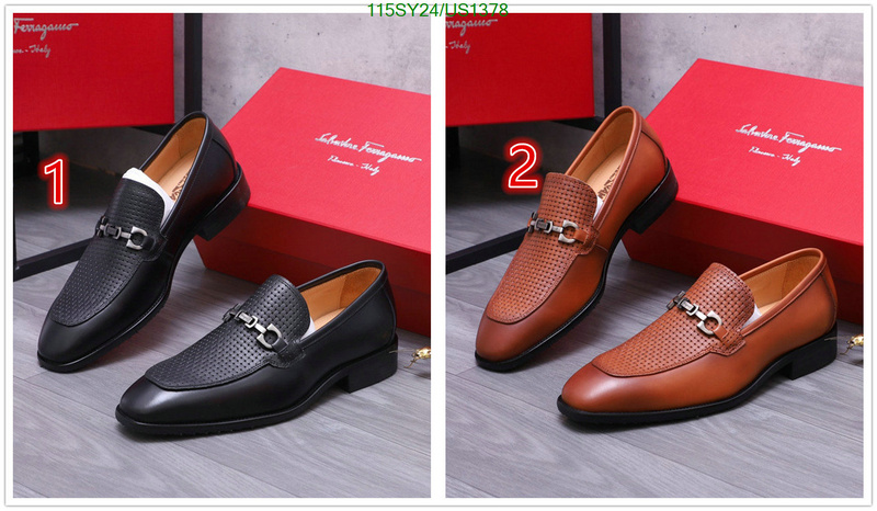 Ferragamo-Men shoes Code: US1378 $: 115USD