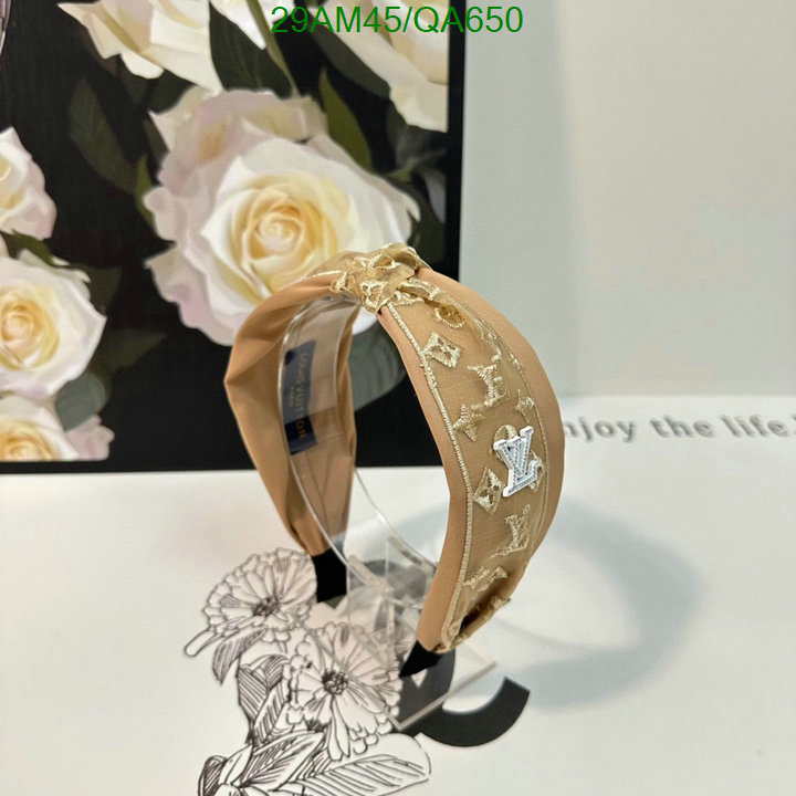 LV-Headband Code: QA650 $: 29USD