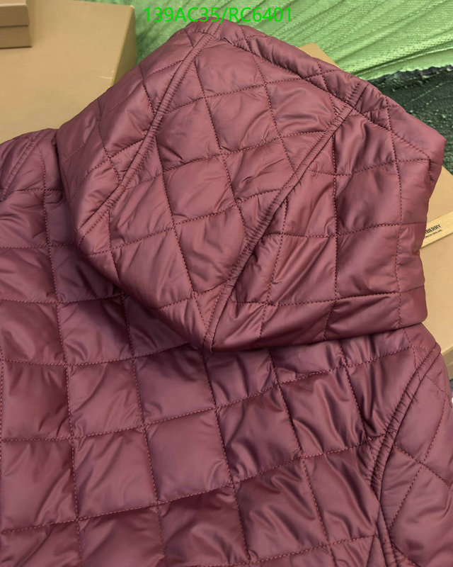 Burberry-Down jacket Women Code: RC6401 $: 139USD