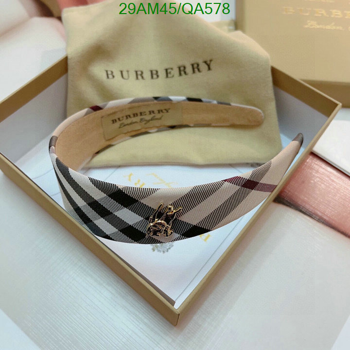 Burberry-Headband Code: QA578 $: 29USD