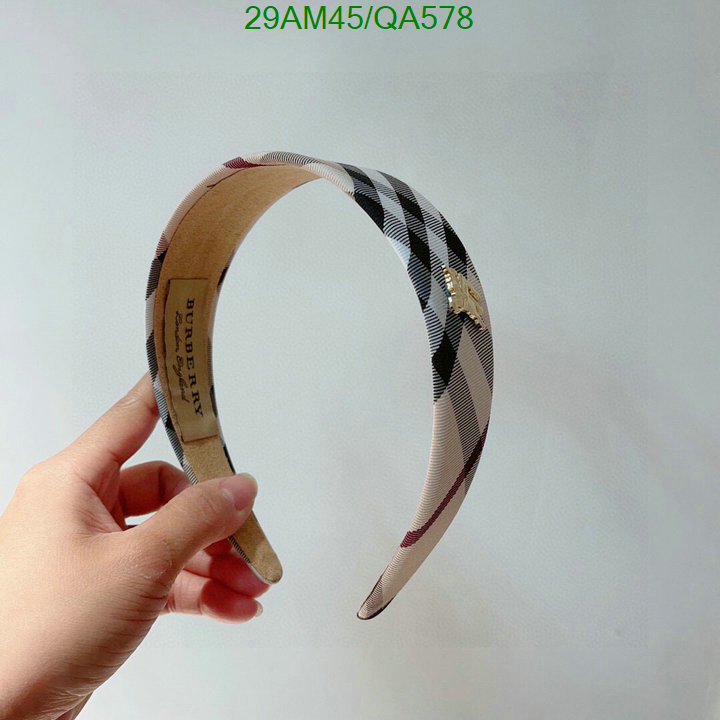 Burberry-Headband Code: QA578 $: 29USD