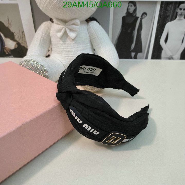 MIU MIU-Headband Code: QA660 $: 29USD