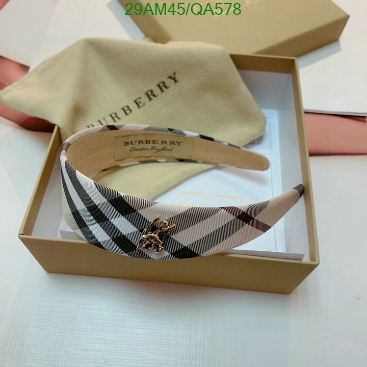 Burberry-Headband Code: QA578 $: 29USD