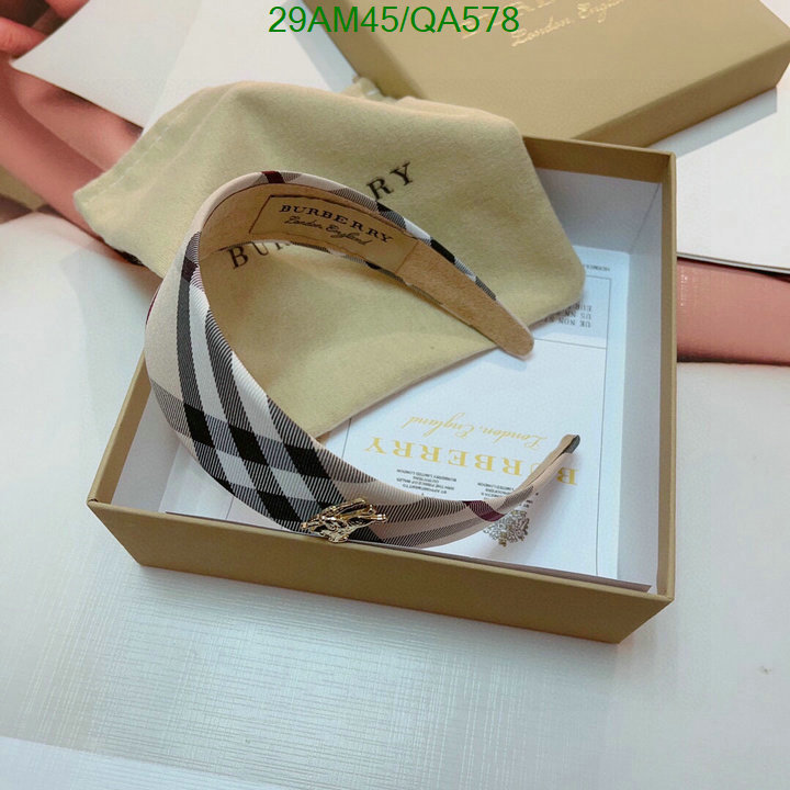 Burberry-Headband Code: QA578 $: 29USD