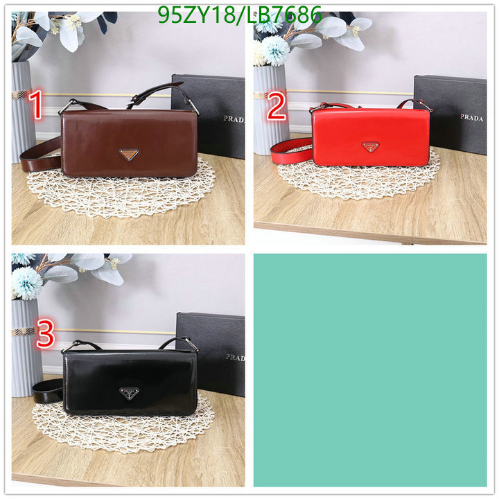 Prada-Bag-4A Quality Code: LB7686 $: 95USD