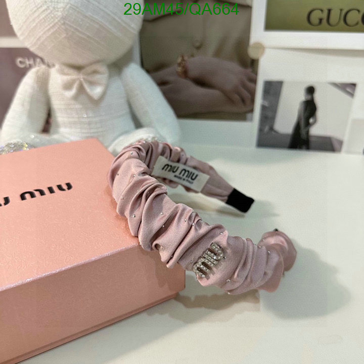 MIU MIU-Headband Code: QA664 $: 29USD