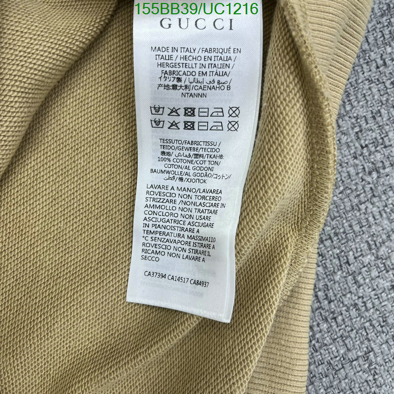 Gucci-Clothing Code: UC1216 $: 155USD