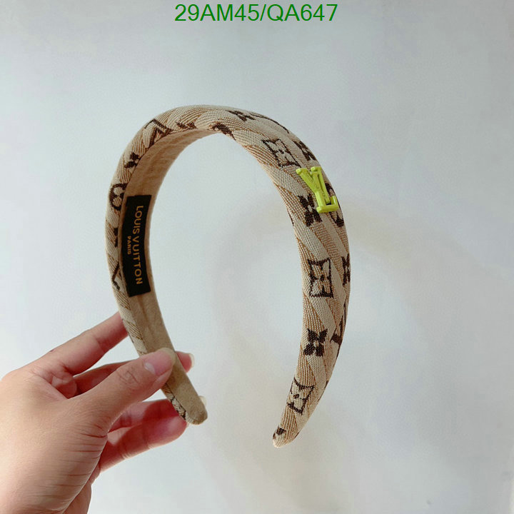 LV-Headband Code: QA647 $: 29USD