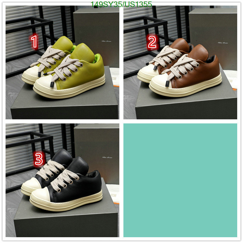 RICK OWENS-Men shoes Code: US1355 $: 149USD