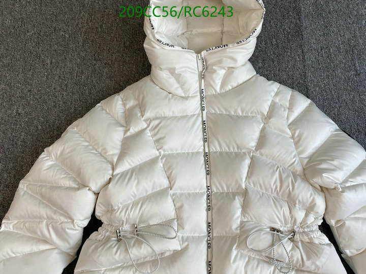 Moncler-Down jacket Women Code: RC6243 $: 209USD