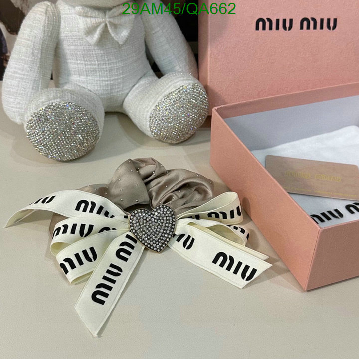 MIU MIU-Headband Code: QA662 $: 29USD