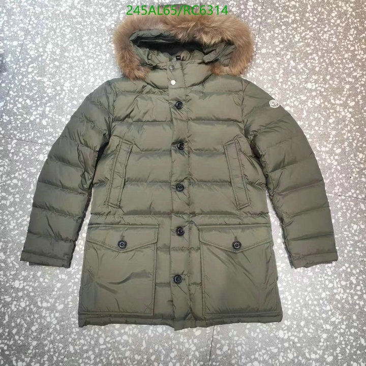 Moncler-Down jacket Men Code: RC6314 $: 245USD