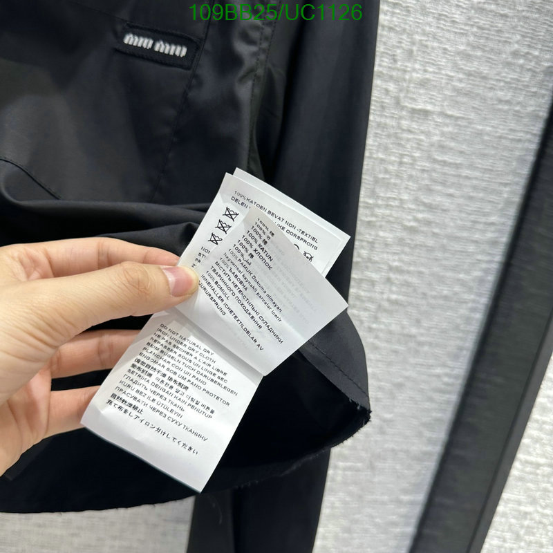 MIUMIU-Clothing Code: UC1126 $: 109USD