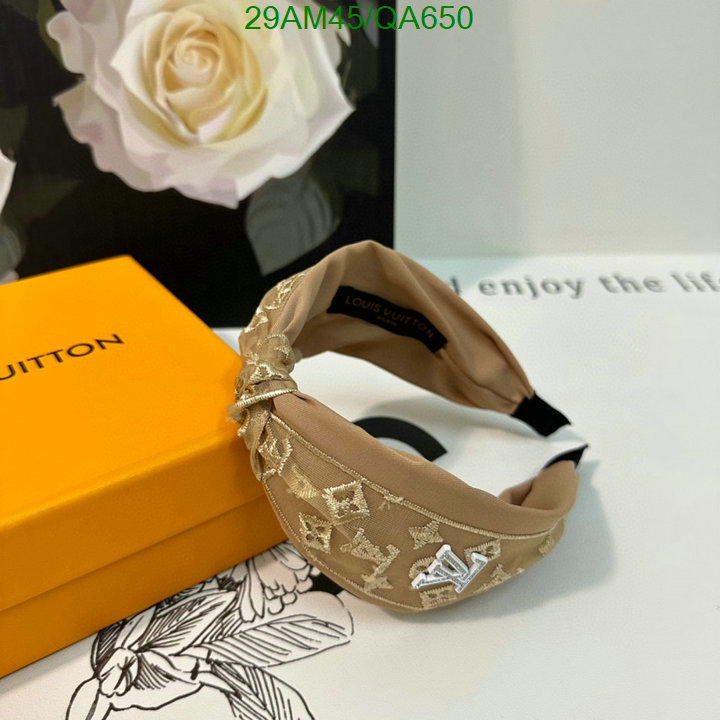 LV-Headband Code: QA650 $: 29USD