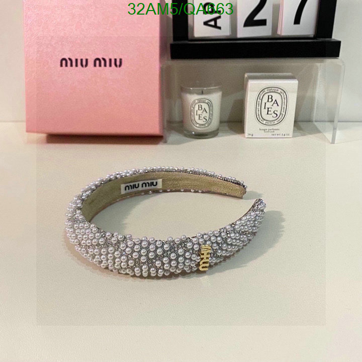 MIU MIU-Headband Code: QA663 $: 32USD