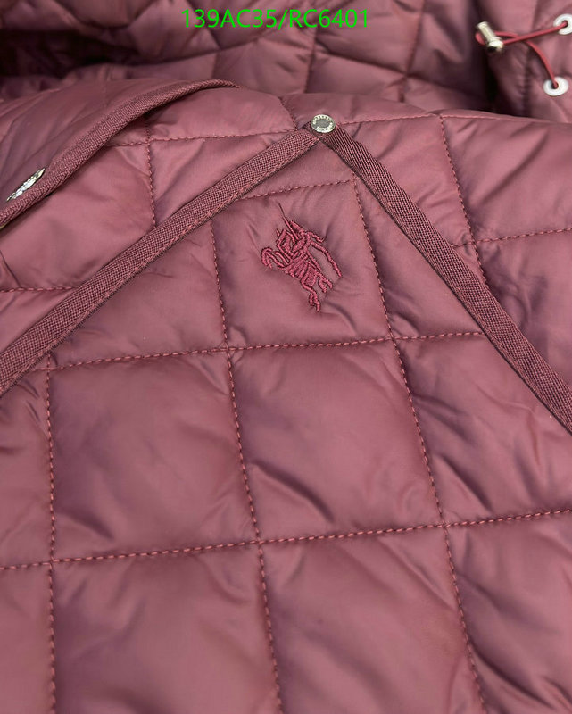 Burberry-Down jacket Women Code: RC6401 $: 139USD