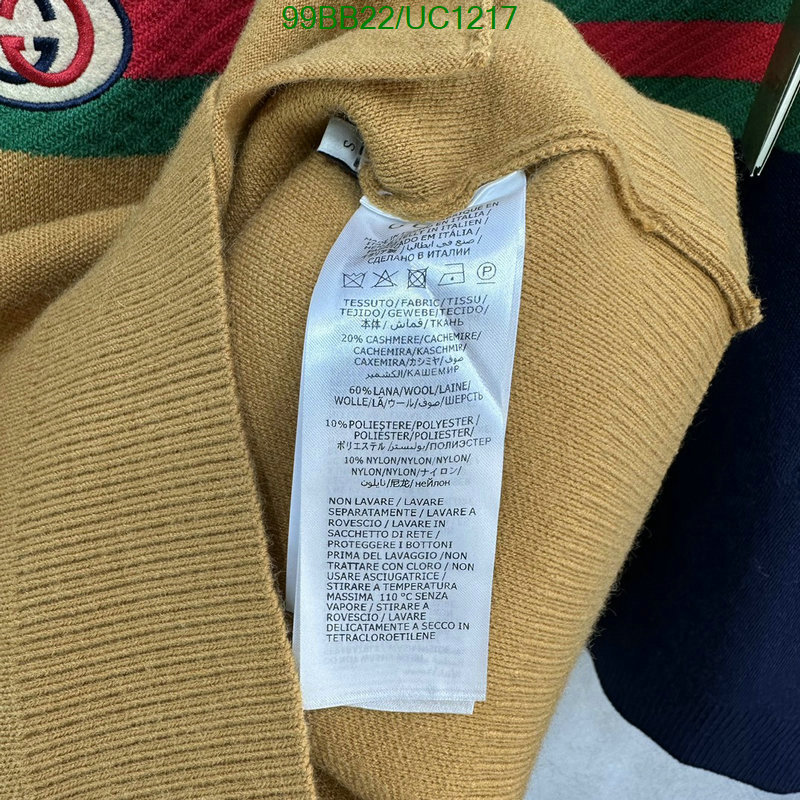 Gucci-Clothing Code: UC1217 $: 99USD