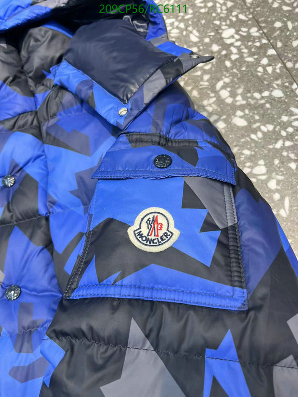 Moncler-Down jacket Men Code: RC6111 $: 209USD