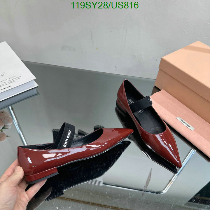 Miu Miu-Women Shoes Code: US816 $: 119USD