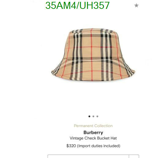 Burberry-Cap(Hat) Code: UH357 $: 35USD